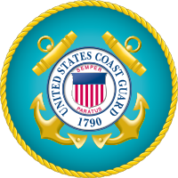 Coast Guard map logo icon